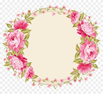 Com / Floral Frame - Kartu Ucapan Terima Kasih