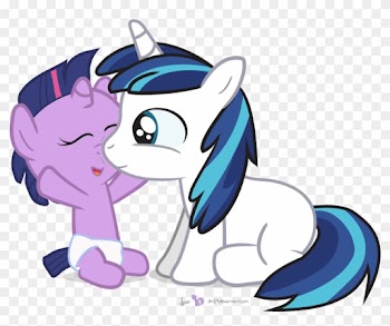 Com Twilight Sparkle Pinkie Pie Princess Celestia Shining - My Little Pony Baby Shining Armor
