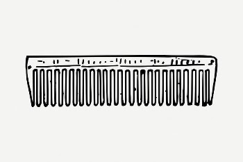 Comb clipart, vintage illustration psd. | Free PSD Illustration - rawpixel
