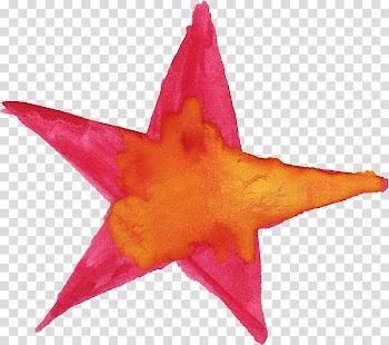 Comb Makeup brush, watercolor star transparent background PNG clipart