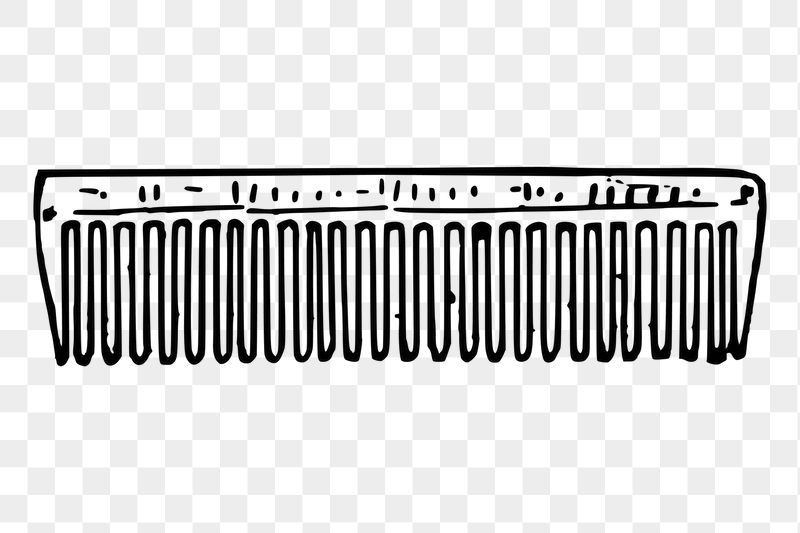 Comb png sticker illustration, transparent | Free PNG - rawpixel