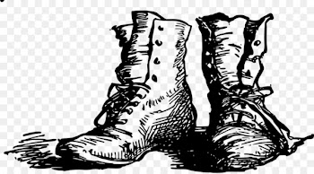 Combat boot Shoe Clip art - Sketch boots 