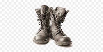Combat boot T-shirt Soldier Army - Retro boots 