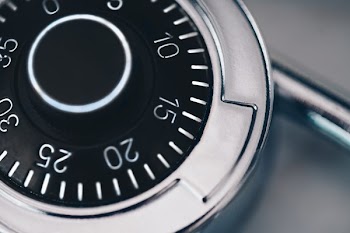 Combination Lock Close Up