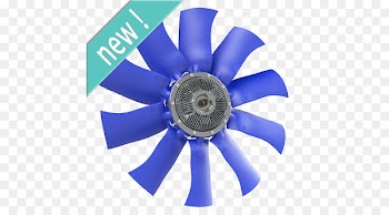Combine Harvester, Fan, Heavy Machinery, Cobalt Blue, Blue PNG