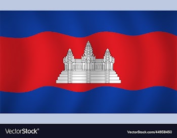 combodia flag background