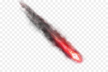Comet Meteoroid Asteroid - Red dream meteor decoration pattern 