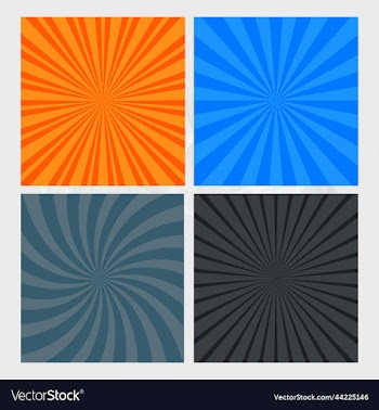 comic book empty page template with different