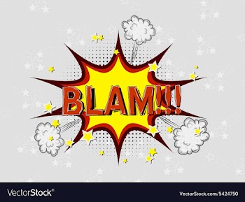 Comic book style explosion vector image