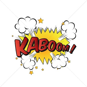 Comic effect kaboom