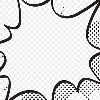 Comic explosion png effect frame sticker,… | Free stock illustration | High Resolution graphic