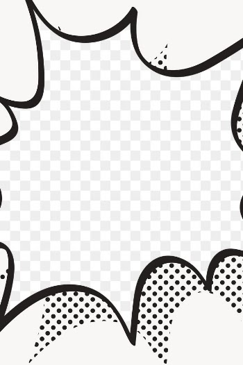 Comic explosion png effect frame sticker,… | Free stock illustration | High Resolution graphic