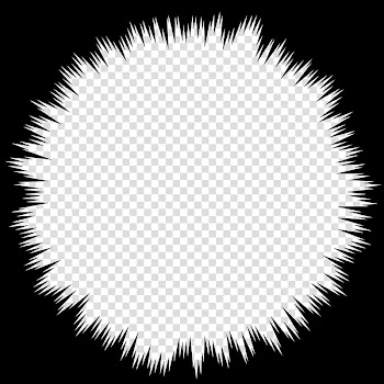 Comic FX age, round black frame illustration transparent background PNG clipart