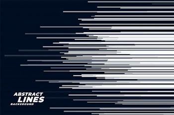 Comic horizontal speed lines background Free Vector