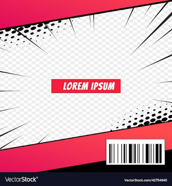 comic magazine front cover page design