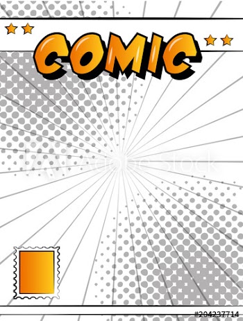 comic pop art book retro halftone sunburst background vector illustration
