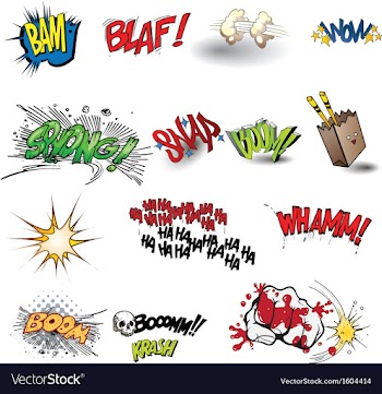 Comic vector image