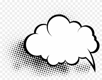 Comics Comic Book Speech Balloon Cloud - Graffiti La Sign Black And White