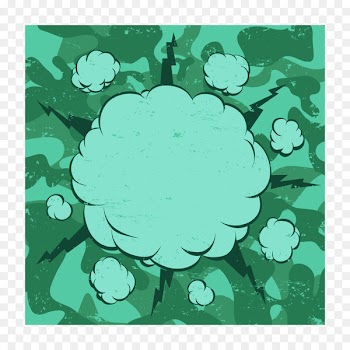 Comics Explosion Cartoon Haze - Comic exploded cloud material 