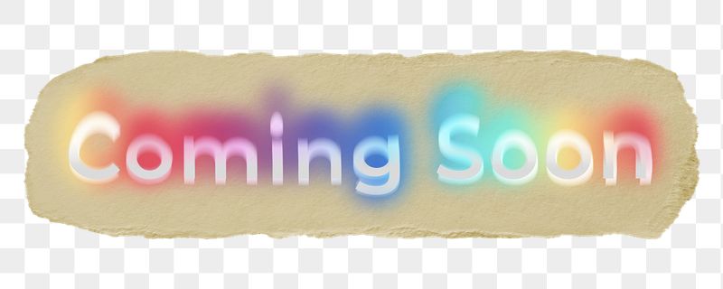 Coming soon png ripped paper | Free PNG - rawpixel