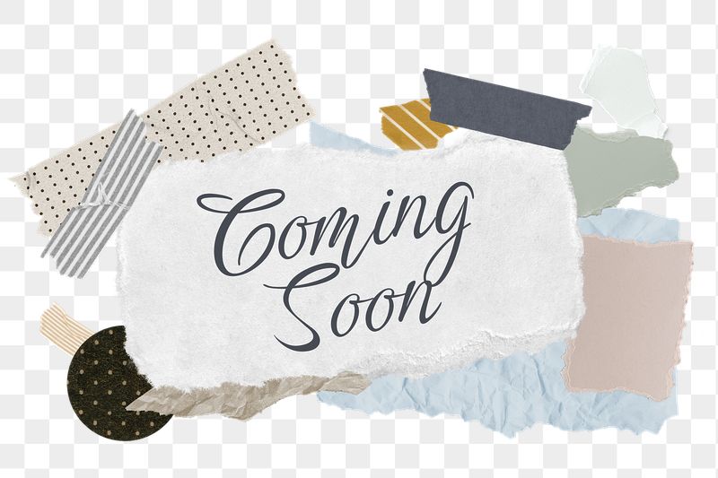 Coming soon png word sticker | Free PNG - rawpixel