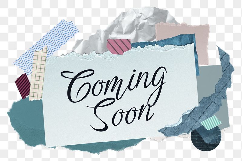 Coming soon png word sticker | Free PNG - rawpixel