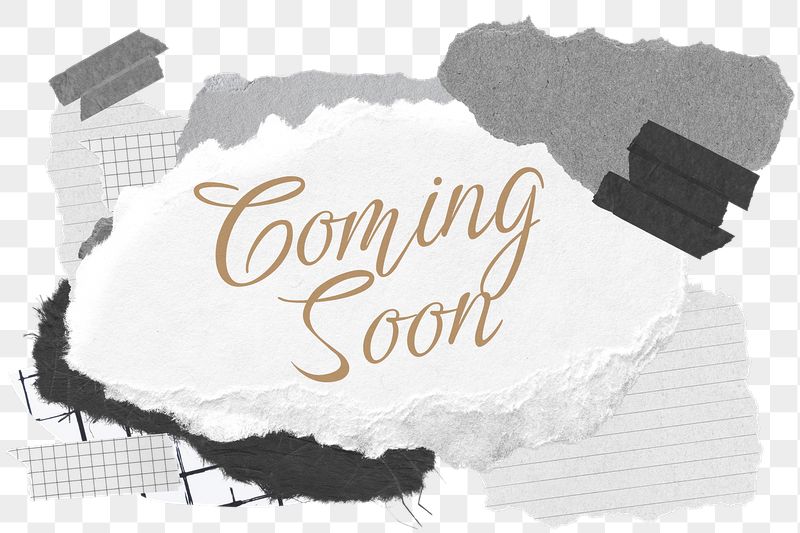 Coming soon png word sticker | Free PNG - rawpixel
