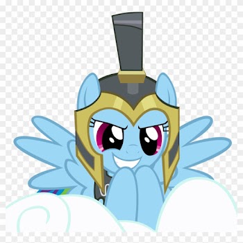 Commander Hurricane Dash On Her Cloud By Mrlolcats17 - Hermit Crab