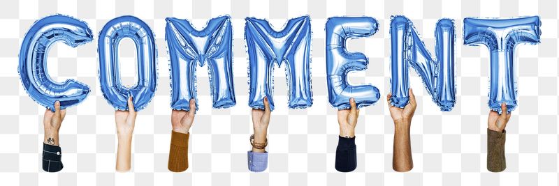 Comment balloon png word sticker, | Free PNG - rawpixel