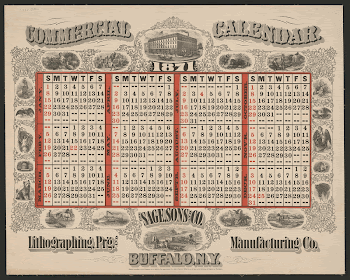 Commercial calendar, 1871 | Free Photo - rawpixel