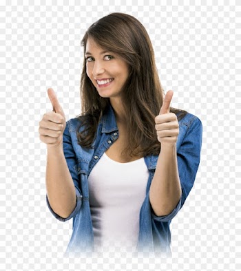 Commercial Cleaning Maid Service Cleaner Janitor - Girl Thumbs Up Png