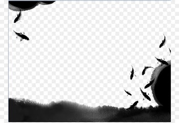 Common carp Film frame Download - Chinese ink painting fish background 