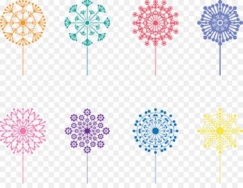 Common Dandelion Euclidean vector Icon - Dandelion Bubble Icon Set 