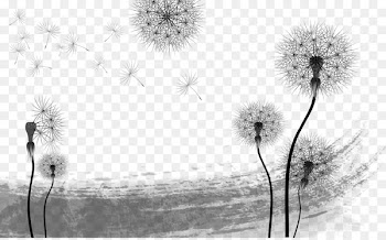 Common Dandelion Euclidean vector Wallpaper - Flying Dandelion 