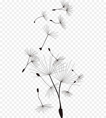 Common Dandelion T-shirt Cartoon - Wind vector dandelion 