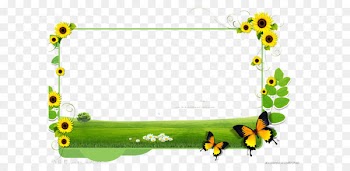 Common sunflower Clip art - Sunflower Border 