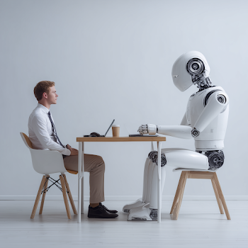 Communication Between Human and Robot at Office Desk