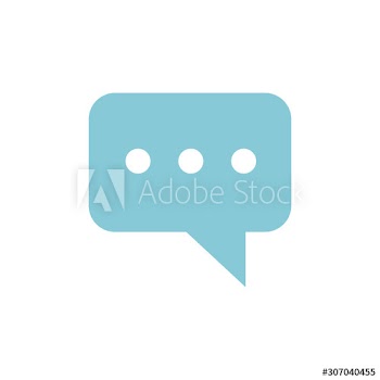 Communication bubble icon design