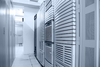 communication data center interior