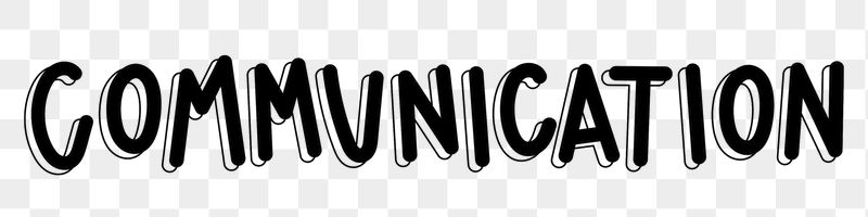 Communication png word sticker typography, | Free PNG - rawpixel