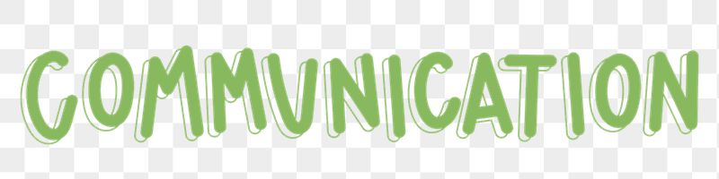 Communication png word sticker typography, | Free PNG - rawpixel