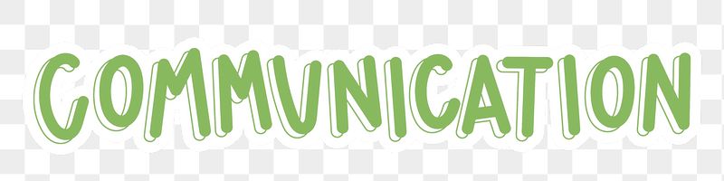 Communication png word sticker typography, | Free PNG - rawpixel