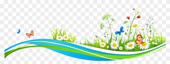 Communication With Plants And Basic Work Skills Improve - Flower And Butterfly Border Clip Art