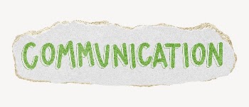 Communication word, ripped paper typography | Free PSD - rawpixel