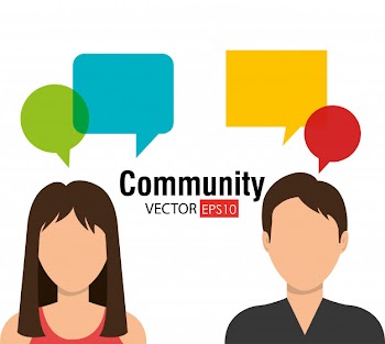 Community and people graphic Free Vector