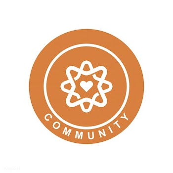 Community branding logo design sample | Free stock vector - 503648