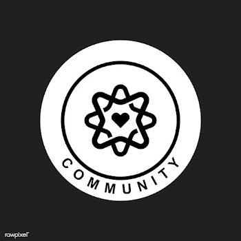 Community branding logo design sample | Free stock vector - 503657