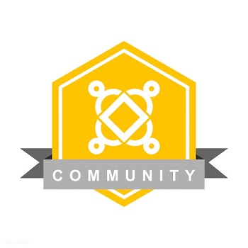 Community branding logo design sample | Free stock vector - 503658