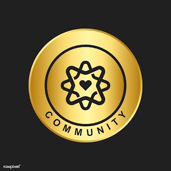 Community branding logo design sample | Free stock vector - 503664