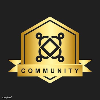 Community branding logo design sample | Free stock vector - 503668